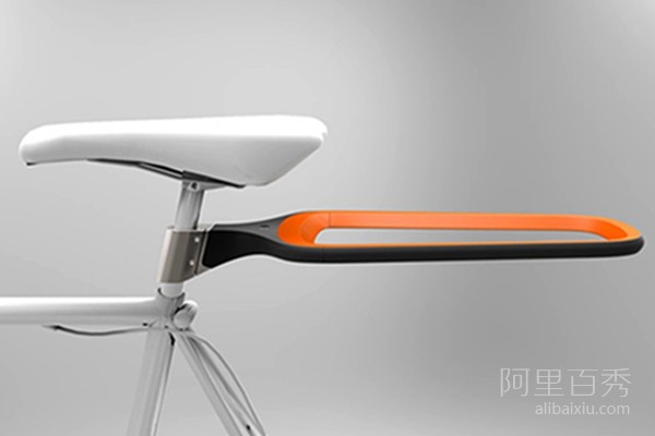 可拆卸的自行車(chē) 后座可以變大鎖 再也不用擔(dān)心被偷啦